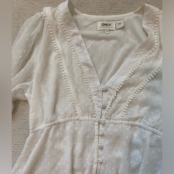ONLY White Blouse XS - Picture 5 of 8